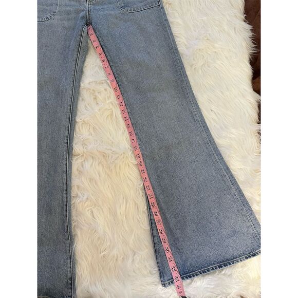 Daily Blue Skye Women's High Rise Flared Jeans Size 31 Medium Wash - Picture 13 of 16